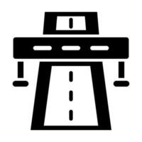 rodovia vetor glifo ícone para pessoal e comercial usar.
