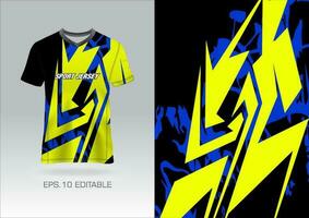 Jersey design sublimação camiseta padrão geométrico premium incrível coleção de vetores para futebol futebol corrida ciclismo jogos motocross esportes