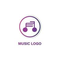 música vetor logotipo gráfico moderno abstrato