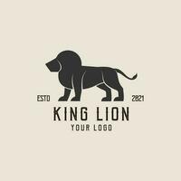 rei leão colorida ilustração abstrato logotipo Projeto vetor