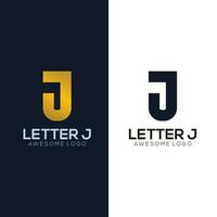 luxo inicial carta j logotipo ilustração para seu companhia vetor