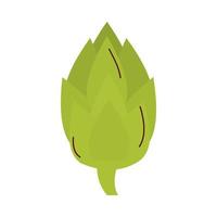 Desenho vetorial de ícone vegetal de alcachofra vetor