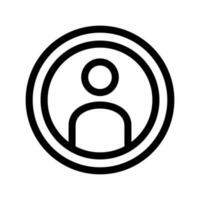 avatar ícone vetor símbolo Projeto ilustração