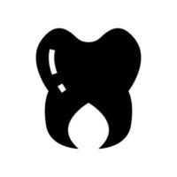 dente ícone vetor símbolo Projeto ilustração
