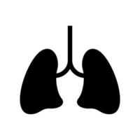 pulmões ícone vetor símbolo Projeto ilustração