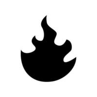 fogo ícone vetor símbolo Projeto ilustração