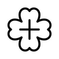 trevo ícone vetor símbolo Projeto ilustração