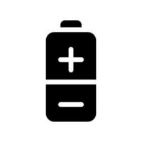 bateria ícone vetor símbolo Projeto ilustração