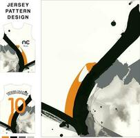 abstrato tinta arte conceito vetor jérsei padronizar modelo para impressão ou sublimação Esportes uniformes futebol voleibol basquetebol e-sports ciclismo e pescaria livre vetor.