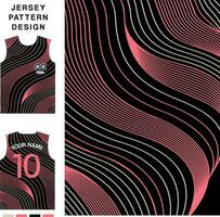 modelo de padrão de camisa de vetor de conceito abstrato para impressão ou sublimação de uniformes esportivos futebol voleibol basquete e-sports ciclismo e pesca vetor livre.
