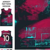 abstrato arte conceito vetor jérsei padronizar modelo para impressão ou sublimação Esportes uniformes futebol voleibol basquetebol e-sports ciclismo e pescaria livre vetor.