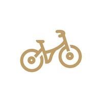 bicicleta logotipo, veículo vetor, bicicleta silhueta ícone, simples Projeto inspiração vetor