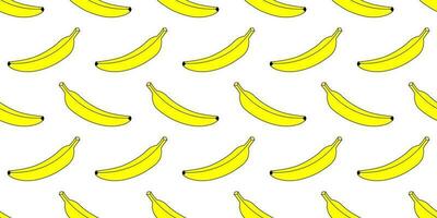 amarelo banana fruta desatado padronizar vetor