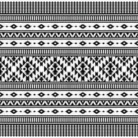 asteca geométrico desatado étnico padronizar. nativo americano com monocromático estilo. modelo impressão para têxtil Projeto. vetor