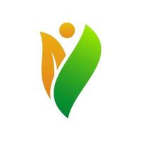 humano saúde logotipo Projeto modelo vetor