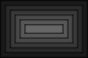 teplate de vetor de fundo moderno simples escuro. camadas sobrepostas de retângulo preto. ilustração quadrada futurista