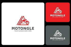 motor bicicleta logotipo Projeto modelo vetor