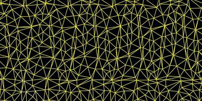 papel de parede de mosaico de triângulo de vetor amarelo claro