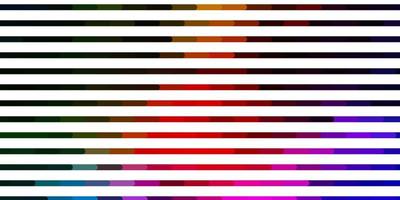 textura de vetor multicolorido escuro com linhas ilustração abstrata moderna com modelo de linhas coloridas para seu design de interface do usuário