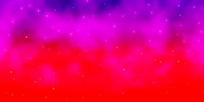 fundo vector rosa roxo claro com estrelas pequenas e grandes ilustração colorida em estilo abstrato com padrão de estrelas gradientes para embrulhar presentes