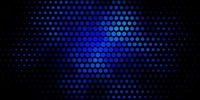 padrão de vetor azul escuro com ilustração abstrata de esferas com pontos coloridos no padrão de estilo da natureza para cortinas de papéis de parede