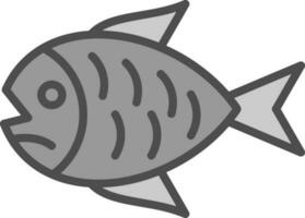 design de ícone de vetor de peixe