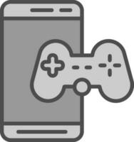 Móvel jogos vetor ícone Projeto