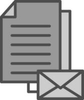 o email vetor ícone Projeto