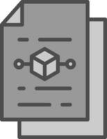 blockchain vetor ícone Projeto