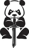 kung fu panda vetor tatuagem Projeto ilustração