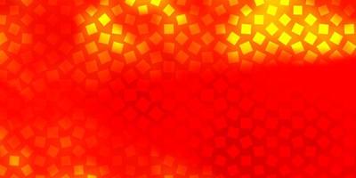 Pano de fundo laranja claro com retângulos nova ilustração abstrata com modelo de formas retangulares para celulares vetor