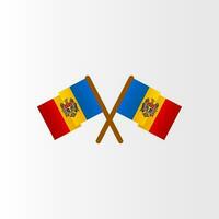 Moldova independência dia cumprimento Projeto vetor