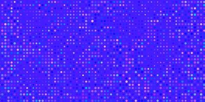 pano de fundo vector roxo claro com pontos ilustração colorida com pontos gradientes no padrão de estilo da natureza para folhetos de livretos