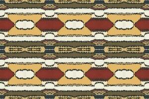 motivo ikat desatado padronizar bordado fundo. ikat asteca geométrico étnico oriental padronizar tradicional.asteca estilo abstrato vetor Projeto para textura,tecido,vestuário,embrulho,sarongue.