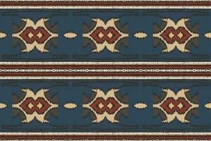 ikat damasco paisley bordado fundo. ikat textura geométrico étnico oriental padronizar tradicional. ikat asteca estilo abstrato Projeto para impressão textura, tecido, saree, sari, tapete. vetor