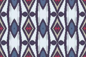motivo ikat floral paisley bordado fundo. ikat listras geométrico étnico oriental padronizar tradicional.asteca estilo abstrato vetor Projeto para textura,tecido,vestuário,embrulho,sarongue.