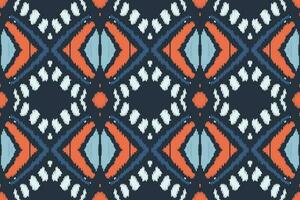 ikat tecido paisley bordado fundo. ikat desenhos geométrico étnico oriental padronizar tradicional.asteca estilo abstrato vetor ilustração.design para textura,tecido,vestuário,embrulho,sarongue.