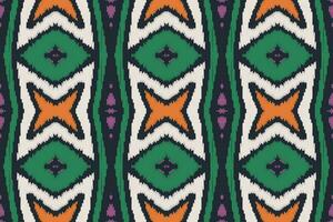 ikat paisley padronizar bordado fundo. ikat damasco geométrico étnico oriental padronizar tradicional. ikat asteca estilo abstrato Projeto para impressão textura, tecido, saree, sari, tapete. vetor