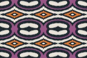 ikat paisley padronizar bordado fundo. ikat floral geométrico étnico oriental padronizar tradicional.asteca estilo abstrato vetor ilustração.design para textura,tecido,vestuário,embrulho,sarongue.