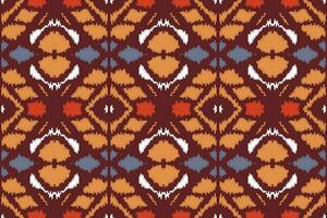 ikat paisley padronizar bordado fundo. ikat listra geométrico étnico oriental padronizar tradicional.asteca estilo abstrato vetor ilustração.design para textura,tecido,vestuário,embrulho,sarongue.