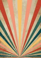 linha dentro estilo do clássico dos anos 70 vintage retro raios background.abstract retrô, raio de sol, geométrico padrão, funky hippie, clássico vintage retro raios fundo. vetor