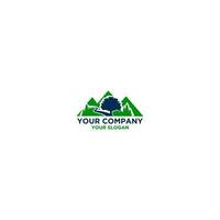 montanha carvalho logotipo Projeto vetor