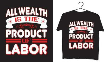 todos riqueza é a produtos do trabalho vetor