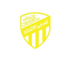 al ittihad clube símbolo logotipo saudita arábia futebol abstrato Projeto vetor ilustração