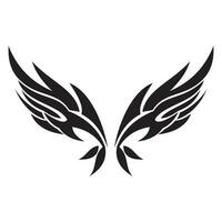vôo asas logotipo ilustração. vetor