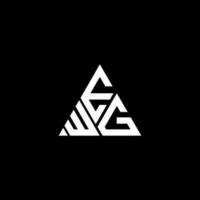 ewg carta logotipo criativo Projeto com vetor gráfico, ewg simples e moderno logotipo. ewg luxuoso alfabeto Projeto