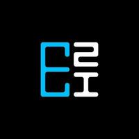 ezi carta logotipo criativo Projeto com vetor gráfico, ezi simples e moderno logotipo. ezi luxuoso alfabeto Projeto