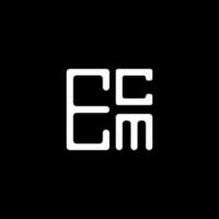 ecm carta logotipo criativo Projeto com vetor gráfico, ecm simples e moderno logotipo. ecm luxuoso alfabeto Projeto