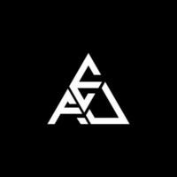 efu carta logotipo criativo Projeto com vetor gráfico, efu simples e moderno logotipo. efu luxuoso alfabeto Projeto