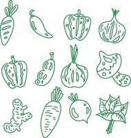 legumes e frutas vetores pacote